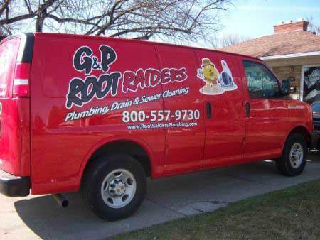 Plumbing in St. Clair Shores: G&P Root Raiders Van