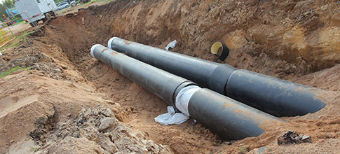 water-line-pipes-dug-up